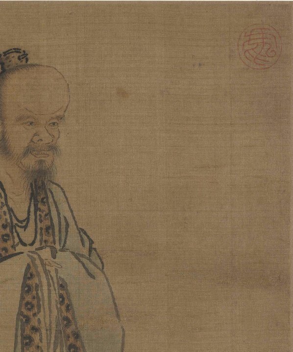 宋_马远_孔子像图页绢本北_(5454×6546 – 600dpi)(图3)