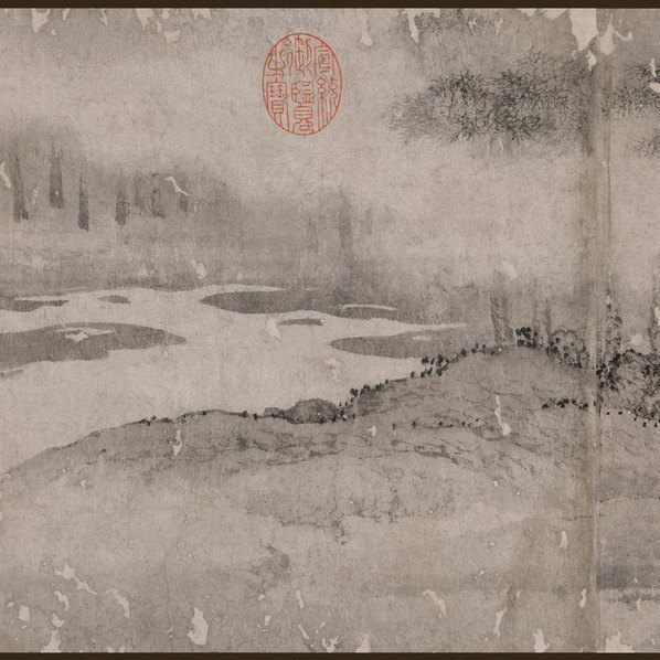 明_何浩_万壑秋涛图_纸_(80503×3821 – 350dpi)(图3)