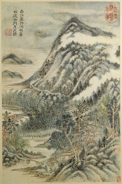清_王时敏_杜甫诗意图册_杜甫诗意图册_11_(3600×5408 – 300dpi)(图1)