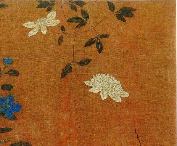 五代_后蜀_黄居寀_花卉写生图册_16_(3011×2483 – 300dpi)(图3)