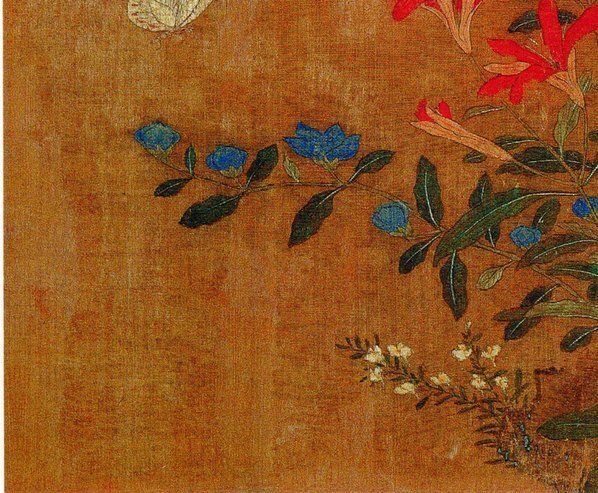五代_后蜀_黄居寀_花卉写生图册_16_(3011×2483 – 300dpi)(图4)