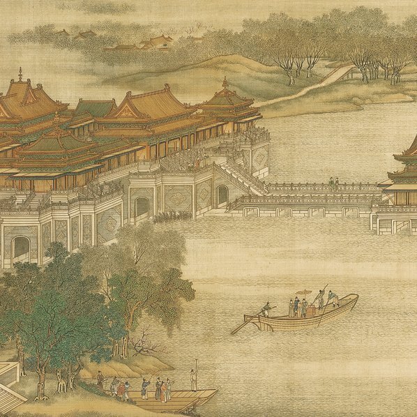 清_院本_清明上河图_陈枚-孙祜-金昆-戴洪-程志道绢本_台北故(图3)
