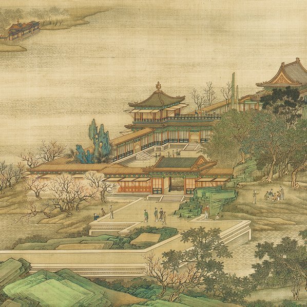 清_院本_清明上河图_陈枚-孙祜-金昆-戴洪-程志道绢本_台北故(图5)