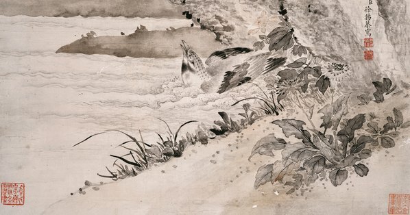 清_徐扬_牡丹山鹤_(5652×11850 – 350dpi)(图5)