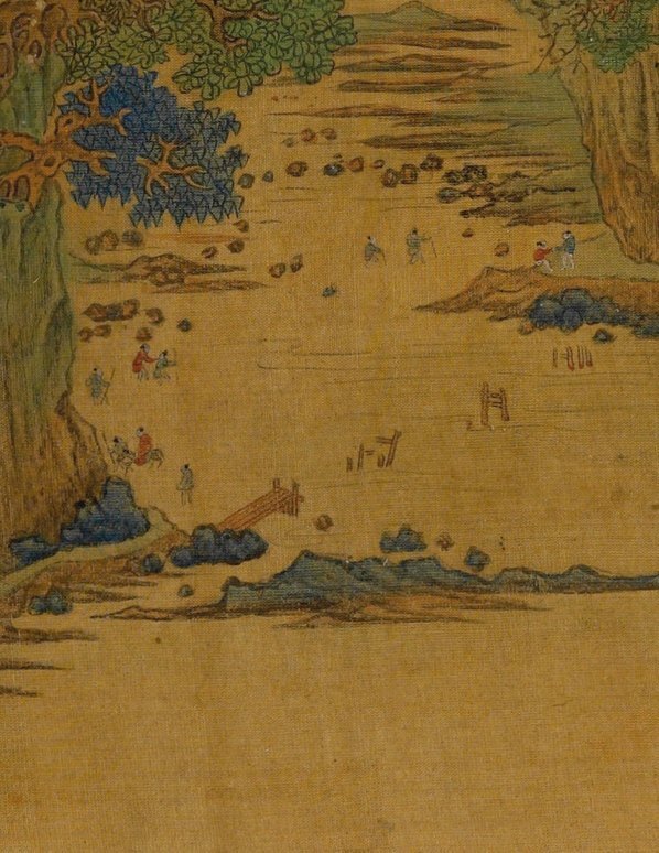 清_佚名_廊桥山水图_哈佛大学_(3600×4659 – 300dpi)(图4)