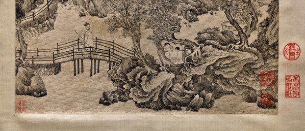 明_谢时臣_仿王蒙山水图南_(3898×6714 – 300dpi)(图5)
