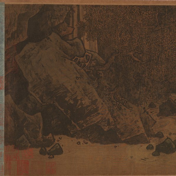 宋_李唐_濠濮图卷_画芯天津博物_(13708×2953 – 300dpi)(图2)