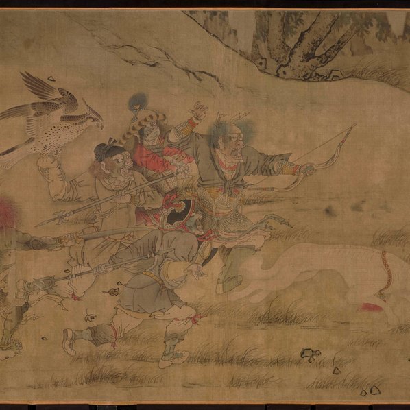 宋_佚名_二郎神搜山图卷_绢本北京故_(66739×6293 – 300dpi)(图4)