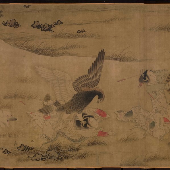 宋_佚名_二郎神搜山图卷_绢本北京故_(66739×6293 – 300dpi)(图5)