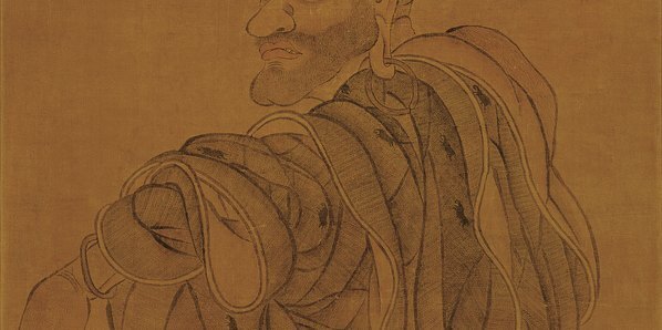 宋_刘松年_罗汉图_四绢本_(4331×8621 – 200dpi)(图3)