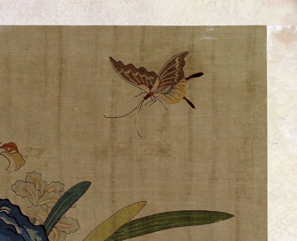 明_故宫藏织绣画_开_缂丝花卉册之芝_(5289×4292 – 300dpi)(图3)