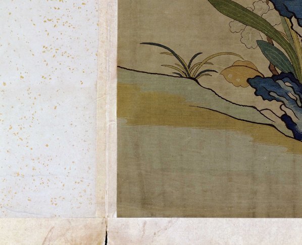 明_故宫藏织绣画_开_缂丝花卉册之芝_(5289×4292 – 300dpi)(图4)