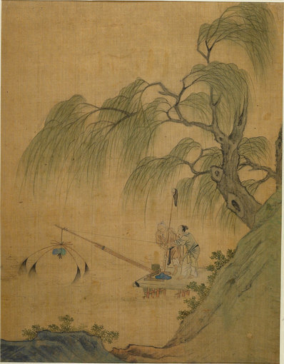 清_佚名_廊桥山水图_哈佛大学_2_(3600×4619 – 300dpi)(图1)