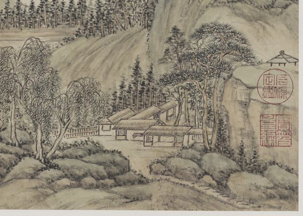 清_方琮_山水十开_纸本_1_(6498×4647 – 360dpi)(图5)