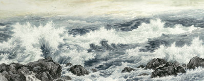 近代_李平甲_观海听涛_修字修_(32902×13039 – 72dpi)(图1)