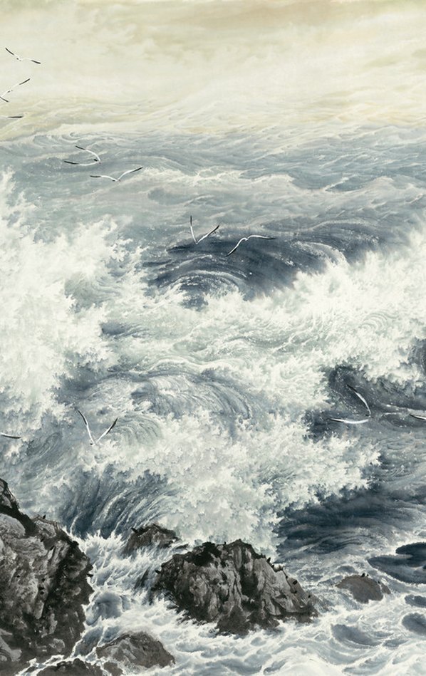 近代_李平甲_观海听涛_修字修_(32902×13039 – 72dpi)(图3)