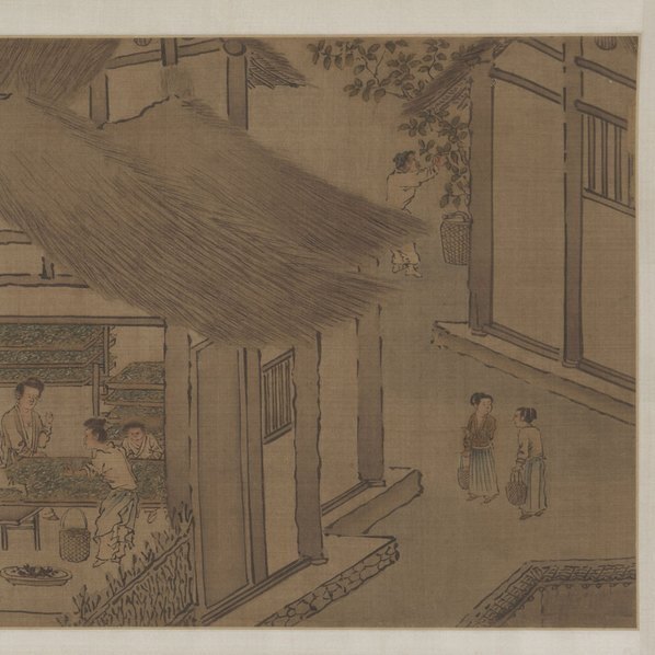 宋_梁楷_蚕织图卷绢本黑龙江省博物_(40720×3248 – 300dpi)(图5)