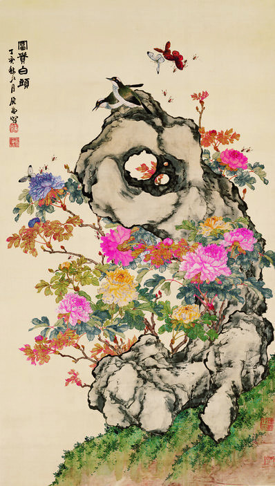 清_居廉_富贵白头_(8858×15640 – 300dpi)(图1)