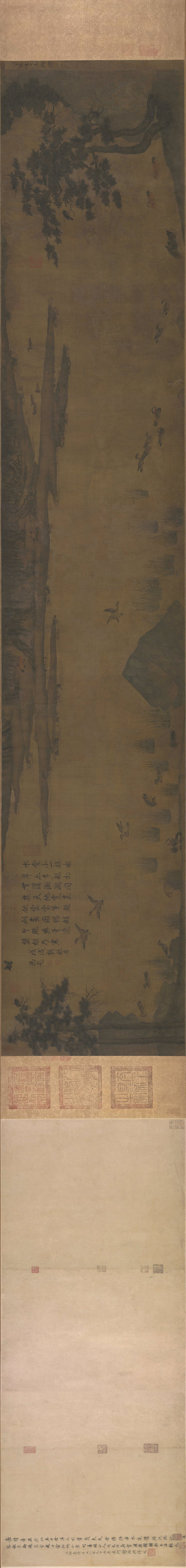 宋_赵士雷_湘乡小景图_绢_(42803×5094 – 300dpi)(图1)