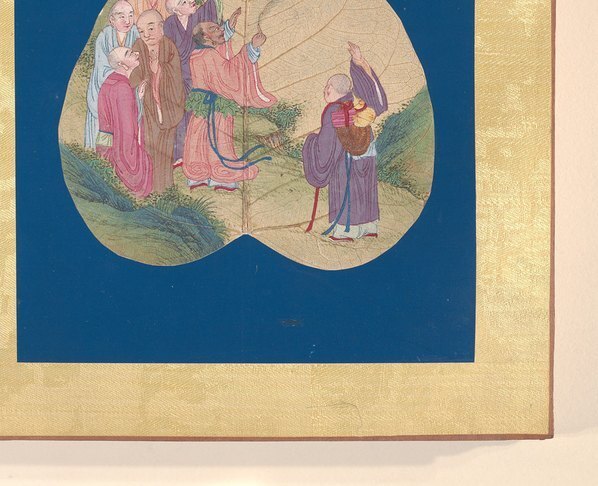 清_十八罗汉册页_菩提叶大都会_1_(5000×4064 – 300dpi)(图5)