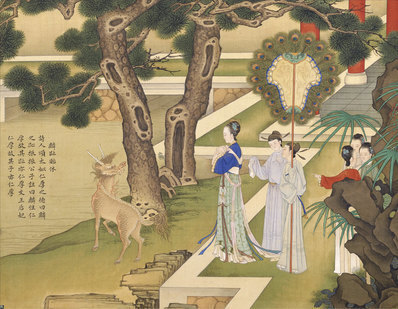 清_焦秉贞_历朝贤后故事图_麟趾贻_(3500×2722 – 300dpi)(图1)