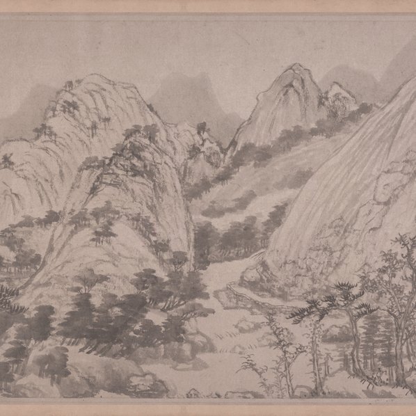 元_黄公望_富春山居图_完美合璧卷_剩山,无用师_纸本_传世名(图3)