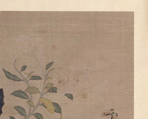 明_故宫藏织绣画_开_缂丝花卉册之百合剪春_(5317×4292 – 300dpi)(图3)