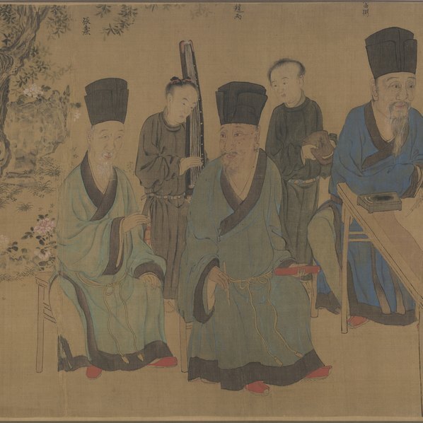 明_佚名_蓍英盛会图_全卷_绢本_(100410×6606 – 354dpi)(图3)