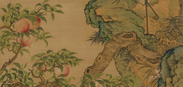 清_邹一桂_蟠桃图_绢本_(10582×20229 – 310dpi)(图4)