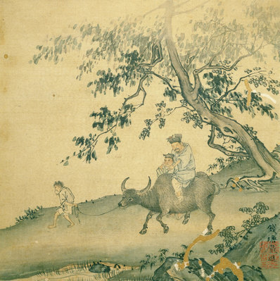 明_佚名_传戴进_太平乐事册页_6_(3788×3797 – 300dpi)(图1)