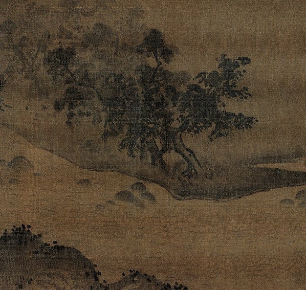 宋_朴庵_烟江欲雨图页绢上_(3117×2953 – 300dpi)(图4)