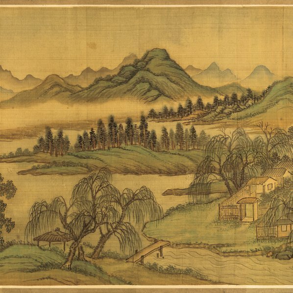 清_杨晋_唐解元诗意图_绢本_(20748×3372 – 350dpi)(图4)