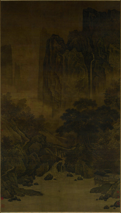 宋_萧照_秋山红树图轴绢本_(14729×25798 – 300dpi)(图1)