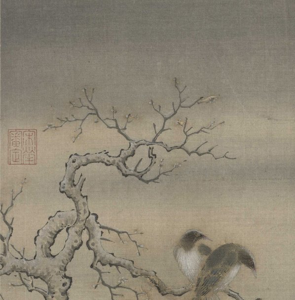 宋_乌桕文禽图_绢本_(5113×5197 – 400dpi)(图2)
