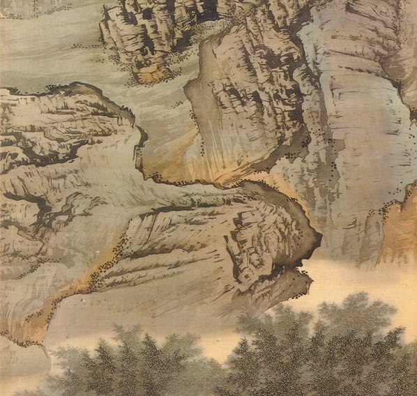 清_袁江_竹苞松茂图绢本_竹苞松茂图_(3946×15000 – 300dpi)(图3)