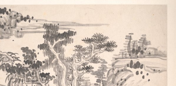 清_龚贤_十二月令山水册页_G5_(6141×3000 – 300dpi)(图3)