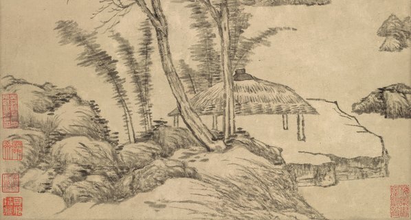 清_吴历_夕阳秋影图_纸本_(3280×7028 – 350dpi)(图5)