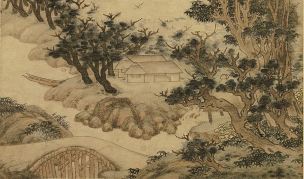 元_高克恭_春云晓霭图轴_绢本画心_(6850×16097 – 300dpi)(图5)
