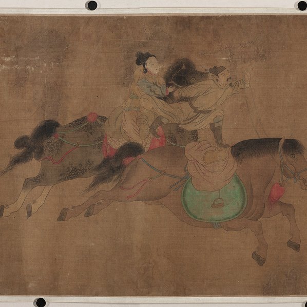 元_赵雍_马戏图卷_绢_(52994×3154 – 300dpi)(图2)