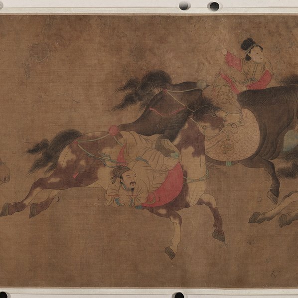 元_赵雍_马戏图卷_绢_(52994×3154 – 300dpi)(图3)
