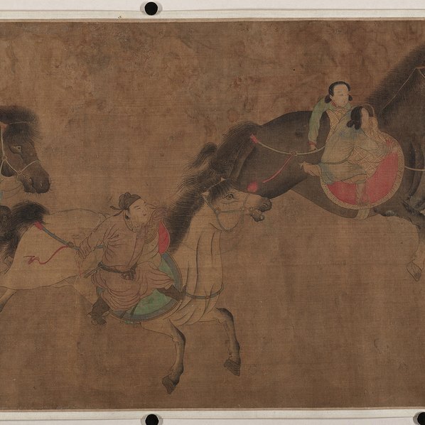元_赵雍_马戏图卷_绢_(52994×3154 – 300dpi)(图4)