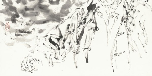 近代_李世南_荷塘私语_(10902×21688 – 72dpi)(图5)