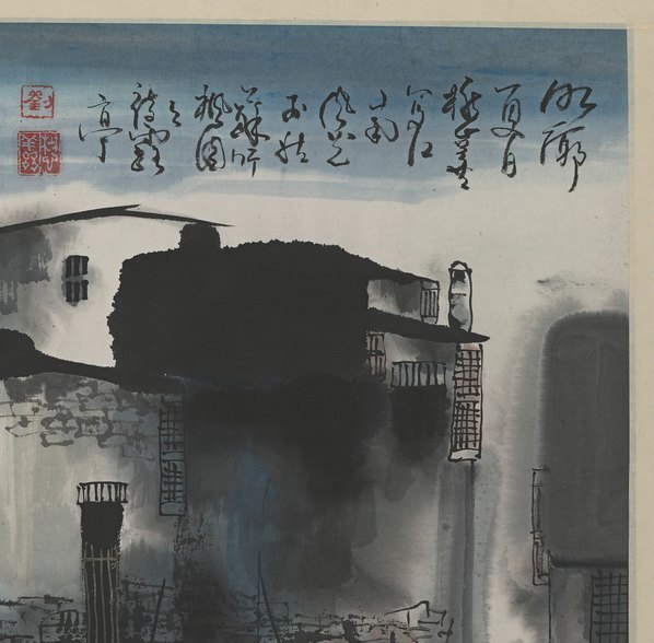 近代_刘茂善_江南水乡图_(7728×7607 – 72dpi)(图3)