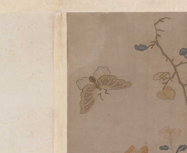 明_故宫藏织绣画_开_缂丝花卉册之蝴蝶_(5245×4292 – 300dpi)(图2)