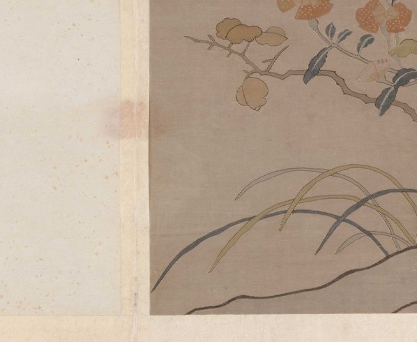 明_故宫藏织绣画_开_缂丝花卉册之蝴蝶_(5245×4292 – 300dpi)(图4)
