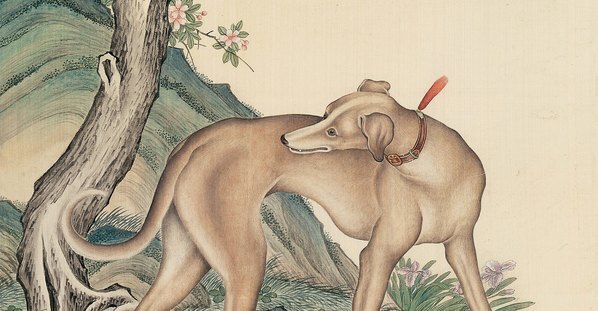 近代_常曾灏_癸酉_柳荫灵犬_立_(4000×8326 – 72dpi)(图4)