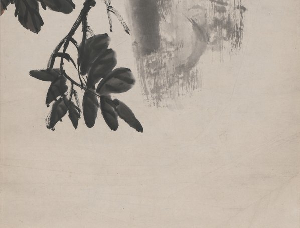 近代_吴东迈_紫滕花图轴_(4030×12238 – 72dpi)(图5)