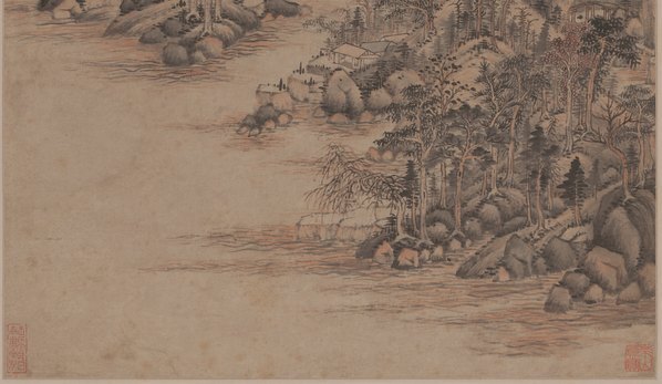 明_王鉴_富春山居图_纸_(6010×13951 – 300dpi)(图5)