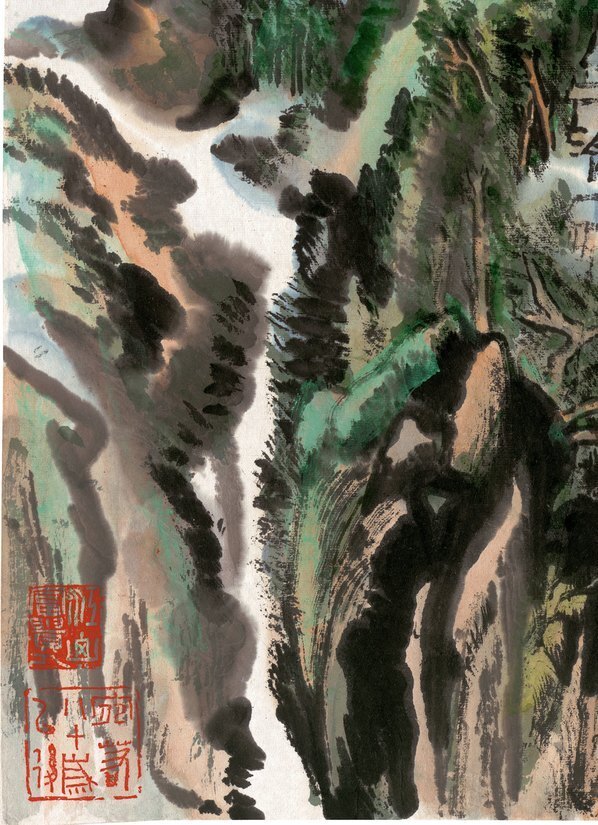 近代_陆严少_陆严少出峡图轴纸本_(6869×9483 – 72dpi)(图4)