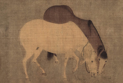 宋_陈居中_款_进马图绢本_(4200×2835 – 300dpi)(图1)